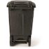 Toter 48 Gal. Blackstone Trash Can with Quiet Wheels and Attached Lid