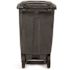 Toter 64 Gal. Greenstone Trash Can with Quiet Wheels and Attached Lid
