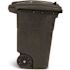 Toter 64 Gallon Black Bear-Tight Wheeled Trash Can