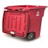 Toter 64 Gal. Red Hazardous Waste Trash Can with Wheels and Lid Lock