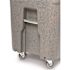 Toter 96 Gal. Gray Indoor/Outdoor Graystone Trash Can with Wheels and Lid (2 caster wheels 2 stationary wheels)