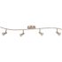 Monument 42-3/8 in. 4-Light Brushed Nickel Track Lighting Kit