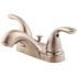 Pfister 4 in. Centerset Double Handle Bathroom Faucet in Brushed Nickel