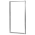 CRAFT + MAIN Tides 31 in. to 33 in. x 65 in. Framed Pivot Shower Door in Silver with Clear Glass with Handle