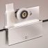 CRAFT + MAIN Cove 48 in. L x 2 in. W x 72 in. H Semi-Frameless Sliding Shower Door in Silver with 1/4 in. Clear Glass