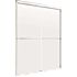 CRAFT + MAIN Cove 60 in. x 72 in. H Semi-Framed Sliding Shower Door in Silver with 1/4 in. Clear Glass without Handle