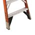 Werner 20 ft. Fiberglass Twin Step Ladder with 300 lbs. Load Capacity Type IA Duty Rating