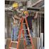 Werner 20 ft. Fiberglass Twin Step Ladder with 300 lbs. Load Capacity Type IA Duty Rating