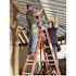 Werner 20 ft. Fiberglass Twin Step Ladder with 300 lbs. Load Capacity Type IA Duty Rating