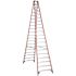 Werner 20 ft. Fiberglass Twin Step Ladder with 300 lbs. Load Capacity Type IA Duty Rating