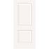 Masonite 18 in. x 80 in. Smooth 2-Panel Square Primed White Hollow Core Composite Interior Door Slab
