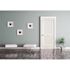 Masonite 18 in. x 80 in. Smooth 2-Panel Square Primed White Hollow Core Composite Interior Door Slab