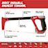 Milwaukee High-Tension Hack Saw with 12 in. 24 TPI Bi-Metal Blade and Blade Storage