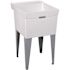 MUSTEE Utilatub 20 in. x 24 in. x 33 in. Fiberglass Floor Mount Laundry/Utility Tub