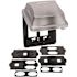 TAYMAC N3R Extra Duty PolyC Clear 2-Gang Weatherproof In-Use Electrical Outlet Cover for Outdoor Outlet, UFAST 55-in-1