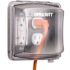 TAYMAC N3R Extra Duty PolyC Clear 2-Gang Weatherproof In-Use Electrical Outlet Cover for Outdoor Outlet, UFAST 55-in-1