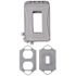 TAYMAC N3R Extra Duty Polycarbonate Gray 1-Gang Expandable Weatherproof In-Use Electrical Outlet Cover for Outdoor Outlet