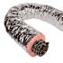 Master Flow 12 in. x 25 ft. Insulated Flexible Duct R6 Silver Jacket