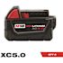 Milwaukee M18 18-Volt Lithium-Ion XC Extended Capacity 5.0 Ah Battery Pack (2-Pack)
