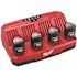 Milwaukee M12 12- volt Lithium-Ion 4-Port Sequential Battery Charger