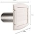 Everbilt 6 in. Louvered Exhaust Hood in White