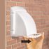 Everbilt Wide Mouth Dryer Vent Hood in White