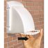 Everbilt Wide Mouth Dryer Vent Hood in White