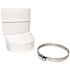 Everbilt 4 in. Round to Oval Dryer Duct Adapter