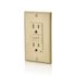 Leviton 15 Amp 125-Volt Duplex Self-Test SmartlockPro Tamper Resistant AFCI/GFCI Dual Function Outlet, Ivory