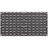 GRAY FLAT LOUVERED PANEL 36 IN L
