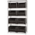 Quantum Storage Systems 18 in. x 42 in. x 74 in. Giant Stack Container Wire Shelving System 5-Tier in Black