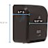 Pacific Blue Ultra 12.9 in. W x 8.7 in. D x 15.5 in. H 59590 Automated Paper Towel Dispenser by GP PRO in Black