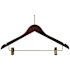 Women's Hanger Walnut Contoured Ball Top in Brass (100 per Case)