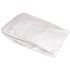 T250 Queen Fitted Sheets, 60 in. x 80 in. x 15 in. White with Tone on Tone Sateen Stripes (12 Each Per Case)