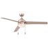 Carrington 60 in. Indoor/Outdoor Ceiling Fan with LED Dome Light Kit, Brushed Nickel with Silver Blades