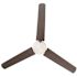 Carrington 60 in. Indoor/Outdoor Ceiling Fan with Led Dome Light Kit, Natural Iron with Black Blades