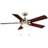 Home Decorators Collection Edgemont 52 in. Indoor Brushed Nickel Ceiling Fan with Light Kit