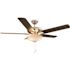 Hampton Bay Holly Springs 52 in. LED Indoor Brushed Nickel Ceiling Fan with Light Kit