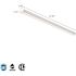 Contractor Select 4 ft. 64-Watt Equivalent Integrated LED White Multi-Volt Strip Light Fixture 4500 Lumens 4000K