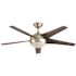 Home Decorators Collection Windward 52 in. LED Brushed Nickel Ceiling Fan with Light Kit