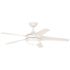 Home Decorators Collection Windward IV 52 in. Indoor Matte White Ceiling Fan with Bowl Light Kit with Matte White Blades