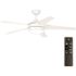 Home Decorators Collection Windward IV 52 in. Indoor Matte White Ceiling Fan with Bowl Light Kit with Matte White Blades