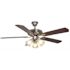 Hampton Bay Glendale 52 in. Indoor Brushed Nickel Ceiling Fan with Light Kit
