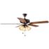 Hampton Bay Glendale 52 in. Indoor Oil Rubbed Bronze Ceiling Fan with Light Kit