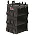 Suncast Commercial Black Three-Sided Hanging Housekeeping Accessory Bag with Shelves