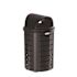 Suncast Commercial 35 Gal. Metal Touchless Outdoor Trash Can
