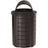 Suncast Commercial 35 Gal. Metal Touchless Outdoor Trash Can
