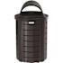 Suncast Commercial 35 Gal. Metal Touchless Outdoor Trash Can