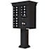 Florence Vital 12-Mailboxes 1-Parcel Locker 1-Outgoing Pedestal Mount Cluster Box Unit