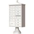 Florence USPS Delivery Pedestal Mounted vogue Traditional Cluster Box Unit with 13 Mailboxes, 1 Parcel Locker in Postal Grey
